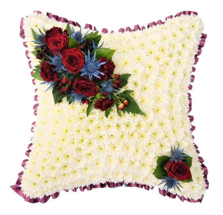 Funeral Cushion - Same Day Flower Delivery in Birmingham by Buttercups & Daisies