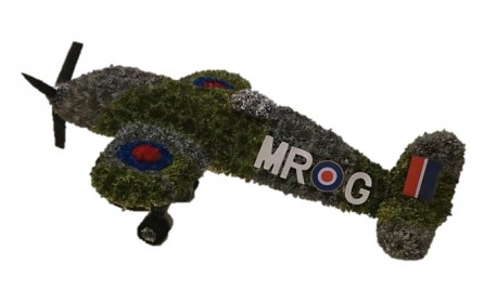 Spitfire funeral tribute - Same Day Flower Delivery in Birmingham by Buttercups & Daisies