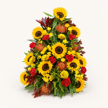 Sunflower Pedestal Arrangement - Same Day Flower Delivery in Birmingham by Buttercups & Daisies
