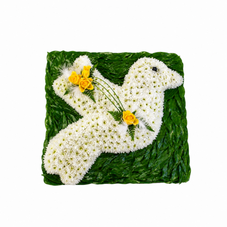 White Dove Tribute - Same Day Flower Delivery in Birmingham by Buttercups & Daisies