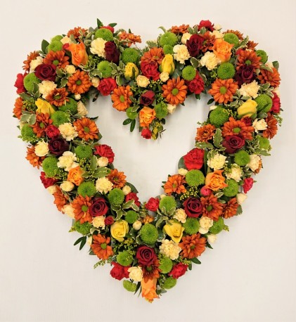 Loose Open Heart - Same Day Flower Delivery in Birmingham by Buttercups & Daisies