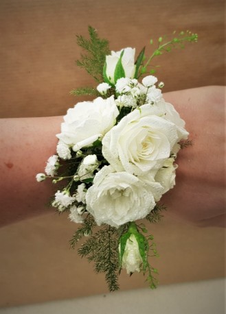 Wrist corsage - Same Day Flower Delivery in Birmingham by Buttercups & Daisies