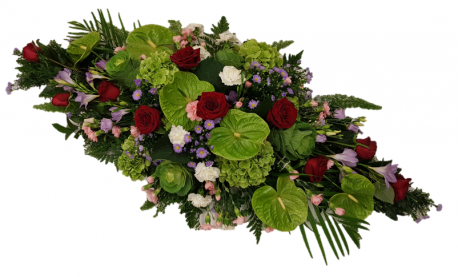 Contemporary Casket spray - Same Day Flower Delivery in Birmingham by Buttercups & Daisies