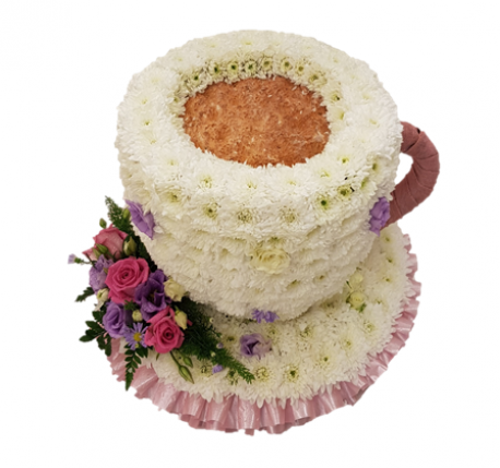 Teacup and Saucer - Same Day Flower Delivery in Birmingham by Buttercups & Daisies