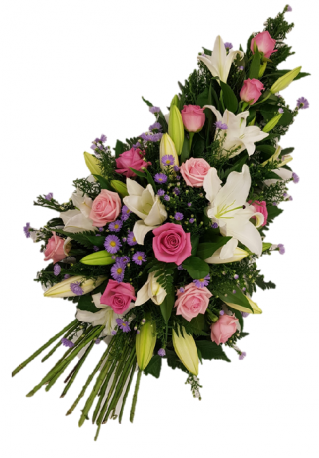 Rose and Lily Spray - Same Day Flower Delivery in Birmingham by Buttercups & Daisies