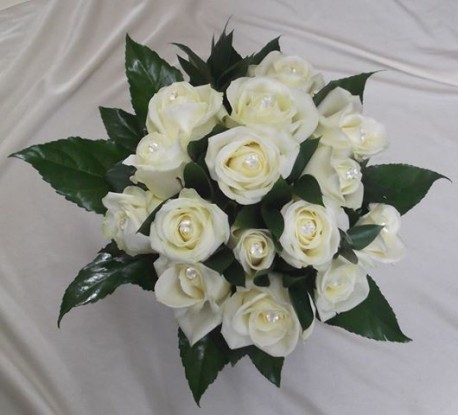 Rose Bride Posy - Same Day Flower Delivery in Birmingham by Buttercups & Daisies