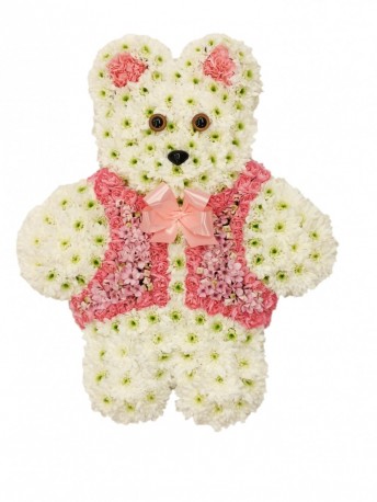 Teddy Bear (Girl) - Same Day Flower Delivery in Birmingham by Buttercups & Daisies