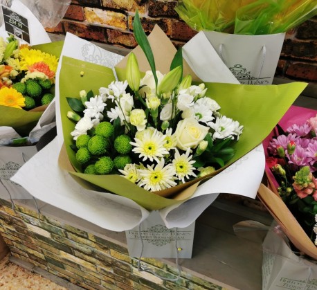 Sympathy Handtied - Same Day Flower Delivery in Birmingham by Buttercups & Daisies