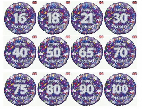 Special age Balloon - Same Day Flower Delivery in Birmingham by Buttercups & Daisies