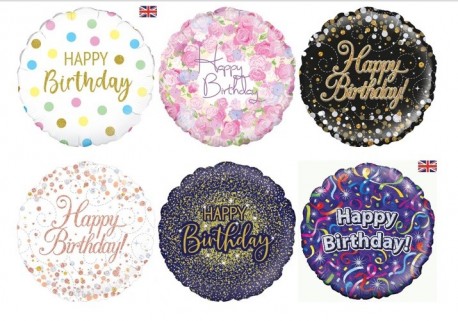 Birthday Balloon - Same Day Flower Delivery in Birmingham by Buttercups & Daisies