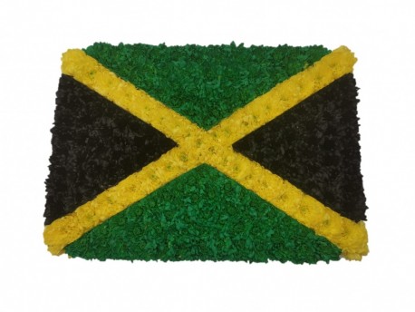Jamaican Flag Tribute - Same Day Flower Delivery in Birmingham by Buttercups & Daisies