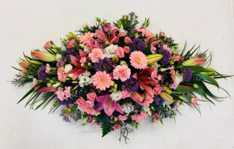 Double Ended funeral spray - Same Day Flower Delivery in Birmingham by Buttercups & Daisies