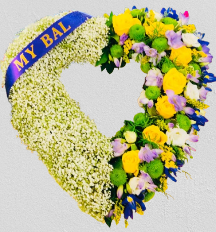 Heart of 2 Halves - Same Day Flower Delivery in Birmingham by Buttercups & Daisies
