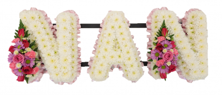 Nan Funeral Tribute - Same Day Flower Delivery in Birmingham by Buttercups & Daisies